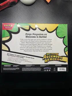Pokemon TCG - Mega Evolution Ascended Heroes Mega Meganium EX Box - Image 2