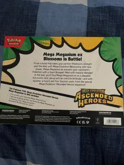 Pokemon TCG Mega Evolution - Ascended Heroes Mega Meganium EX Box - Image 2