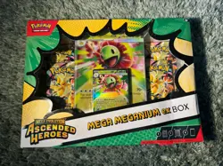 Pokemon TCG: Mega Evolution Ascended Heroes - Mega Meganium Ex Box (Damaged) - Image 1