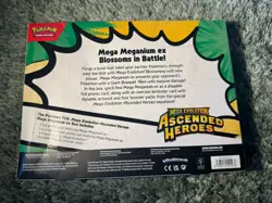 Pokemon TCG: Mega Evolution Ascended Heroes - Mega Meganium Ex Box (Damaged) - Image 2