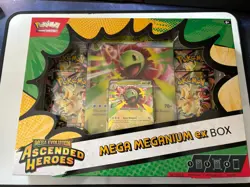 Pokemon TCG Mega Evolution Ascended Heroes Mega Meganium ex Box - Image 1