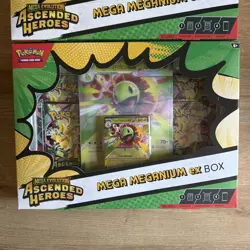 Pokemon TCG Mega Evolution: Ascended Heroes ex Box Meganium 2 boxes - Image 2