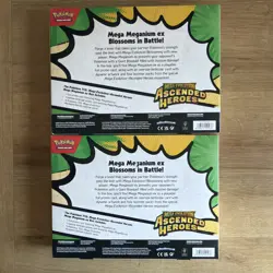 Pokemon TCG Mega Evolution: Ascended Heroes ex Box Meganium 2 boxes - Image 4