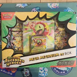 Pokemon TCG Mega Evolution Ascended Heroes Mega Meganium ex Box - Image 1
