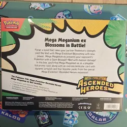 Pokemon TCG Mega Evolution Ascended Heroes Mega Meganium ex Box - Image 2