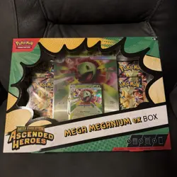 Pokemon TCG: Mega Evolution Ascended Heroes Mega Meganium ex Box Brand New - Image 1