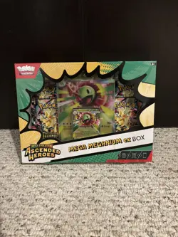 Pokemon TCG Mega Evolution Ascended Heroes Mega Meganium EX Box Promo Booster - Image 1