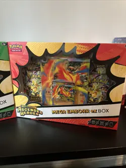 Pokemon TCG: Mega Evolution – Ascended Heroes ex Box Lot (Meganium + Emboar) - Image 3