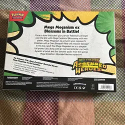 Pokemon TCG: Mega Evolution Ascended Heroes Mega Meganium Ex box X4 FREE POSTAGE - Image 3