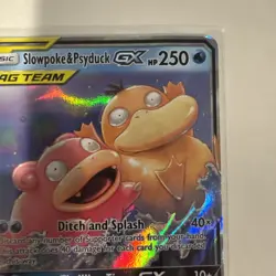 Pokemon Slowpoke & Psyduck GX 35/236 Sm-Unified Minds Ultra Rare TAG TEAM Holo - Image 3