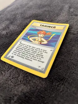 1st Edition Misty Holo Trainer Pokemon Card 18/132 Gym Heroes 2000 Light Play - Image 4