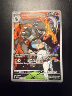 Pokemon TCG Destined Rivals Team Rockets Houndoom Card 191/182 IR - Image 1