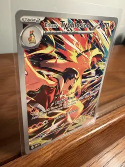 POKEMON TCG Ethan's Typhlosion Sv10 Destined Rivals 190/182 IR Holo EN - Image 2