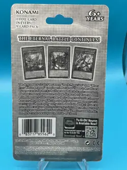 Yugioh: Battle of Chaos - Sealed 1st Edition Booster Pack 9 Card Pack - Konami - Image 2