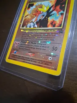 Entei 34 Promo Wizards Black Star Promos Pokemon Reverse Holo Damaged - Image 4
