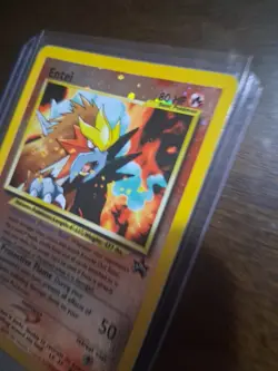 Entei 34 Promo Wizards Black Star Promos Pokemon Reverse Holo Damaged - Image 5