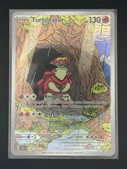 Pokemon TCG Turtonator 146/142 Sv07: Stellar Crown Holo Illustration Rare NM/M - Image 1