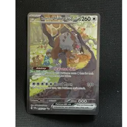 Pokemon TCG Bloodmoon Ursaluna ex 216/167 Full Art Holo 260 HP ENG - Image 1