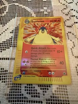 Pokemon Typhlosion TCG Expedition Reverse Holo Card 64/165 - Image 1