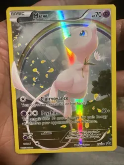 Mew - XY110 - Pokemon XY Promo Holo Rare Card NM - Image 2