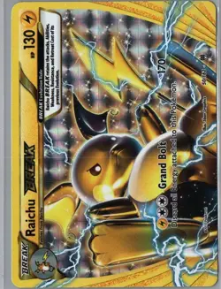 Raichu BREAK 50/162 BREAK Rare BREAKthrough Pokemon Holo Near Mint - Image 1