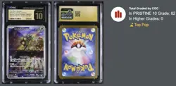*POP 82* CGC Pristine 10 - 2024 Pokemon TEAL MASK OGERPON 148/SV-P - Promo - Image 3