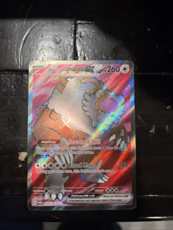 Bloodmoon Ursaluna ex 202/167 Ultra Rare Twilight Masquerade Pokemon LP - Image 1
