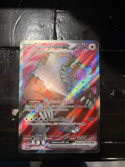 Bloodmoon Ursaluna ex 202/167 Ultra Rare Twilight Masquerade Pokemon LP - Image 2