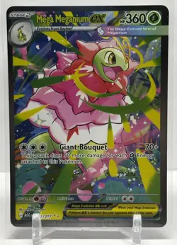 Pokemon TCG Mega Meganium EX Full Art Holo SIR 272/217 ASC 360 HP English - Image 1