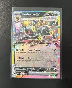 Umbreon EX 60/131 Double Rare Pokemon TCG Prismatic Evolutions NM - Image 1
