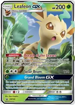LEAFEON GX - SM146 HOLO P SUN & MOON PROMO POKEMON NM/M - Image 3