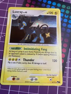 The Pokemon Company Luxray LV.45 003/017 Pop Series 8 Holo Rare 120 HP ENG 2008 - Image 1