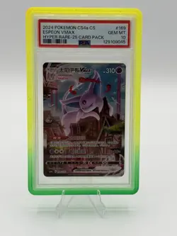 PSA 10 Pokemon Chinese Espeon VMAX 169/132 CS4aC HR Holo Alt Art Sword&Shield - Image 1