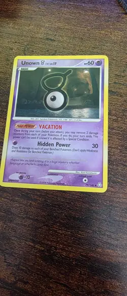 Unown [V] 79/146 Uncommon Legends Awakened Pokemon Lightly Played - Image 1