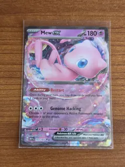 Mew ex 151/165 SV: Pokemon 151 Double Rare DR Holo English - Image 1