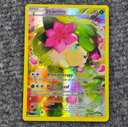 Pokemon TCG Shaymin XY115 XY Black Star Promo Full Art Holo LP 2016 - Image 1