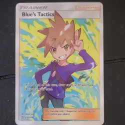 Blue's Tactics 231/236 Unified Minds Full Art Holo Trainer English - Image 1