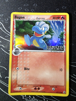 Bagon 57/113 Reverse Holo EX Delta Species Common 50 HP Rev Holo EN Pokemon TCG - Image 1