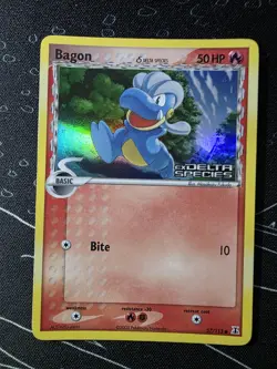 Bagon 57/113 Reverse Holo EX Delta Species Common 50 HP Rev Holo EN Pokemon TCG - Image 3