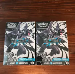 Pokemon TCG Scarlet Violet Black Bolt Booster Bundle NEW sealed LOT OF 2 - Image 1