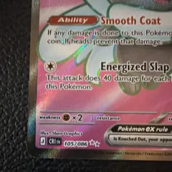 Cinccino EX 105/086 Crimson Invasion Ultra Rare Holo 240 HP English Pokemon TCG - Image 2
