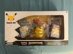 Pokemon Celebrations Premium Figure Collection Pikachu VMAX Box 25th Anniversary - Image 1