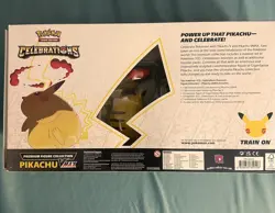 Pokemon Celebrations Premium Figure Collection Pikachu VMAX Box 25th Anniversary - Image 2