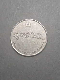 Vintage Pokemon Pikachu Metal Coin #25 2000 Nintendo Wizards - Image 1