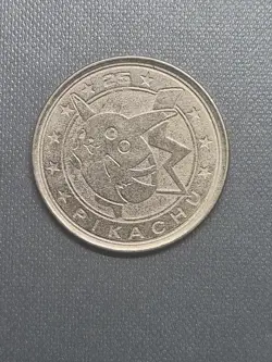 Vintage Pokemon Pikachu Metal Coin #25 2000 Nintendo Wizards - Image 4