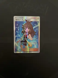 Pokemon Green's Exploration Full Art Ultra Rare Holo 209/214 Sm-Unbroken Bonds - Image 1