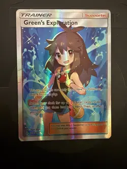 Pokemon Green's Exploration Full Art Ultra Rare Holo 209/214 Sm-Unbroken Bonds - Image 2