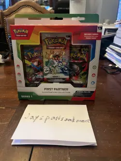 Pokemon First Partner Illustration Collection Series 1 Sealed Box - New IN HAND - Image 1