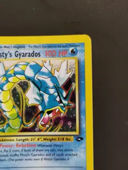 Pokemon Misty's Gyarados #13 Gym Challenge NM- Unlimited Holo Rare 13/132 - Image 2