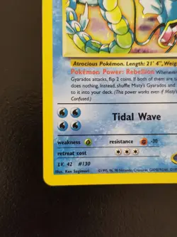 Pokemon Misty's Gyarados #13 Gym Challenge NM- Unlimited Holo Rare 13/132 - Image 4